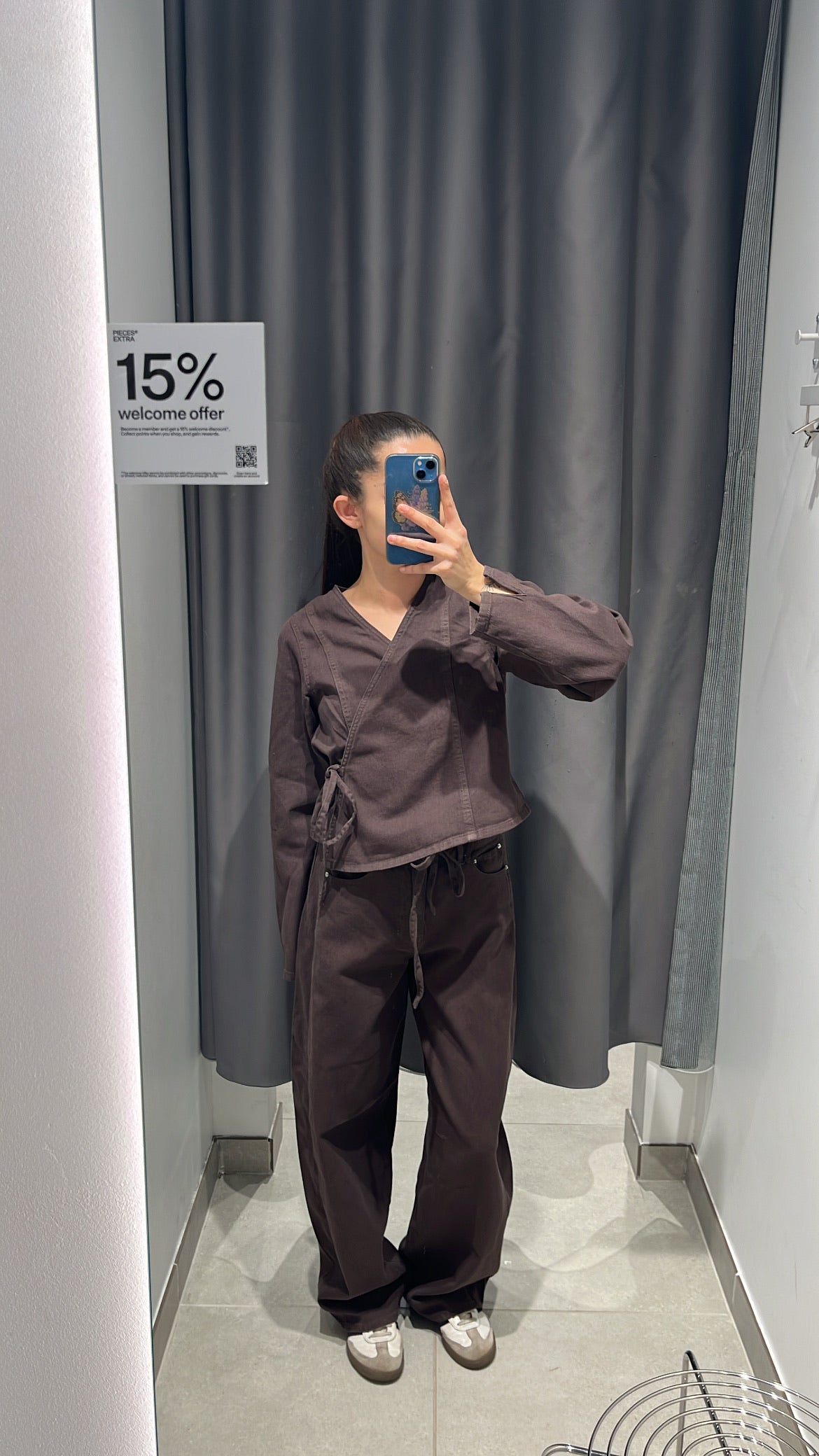 PCFENNA Jeans - Hot Fudge